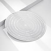Sacred Geometry Energy Activator Disc – Stainless Steel Home & Office Harmonizer – Elevate Space Vibration, Protection, Abundance, Harmony & Positive Energy – Anti-Fingerprint Finish – 4.33”