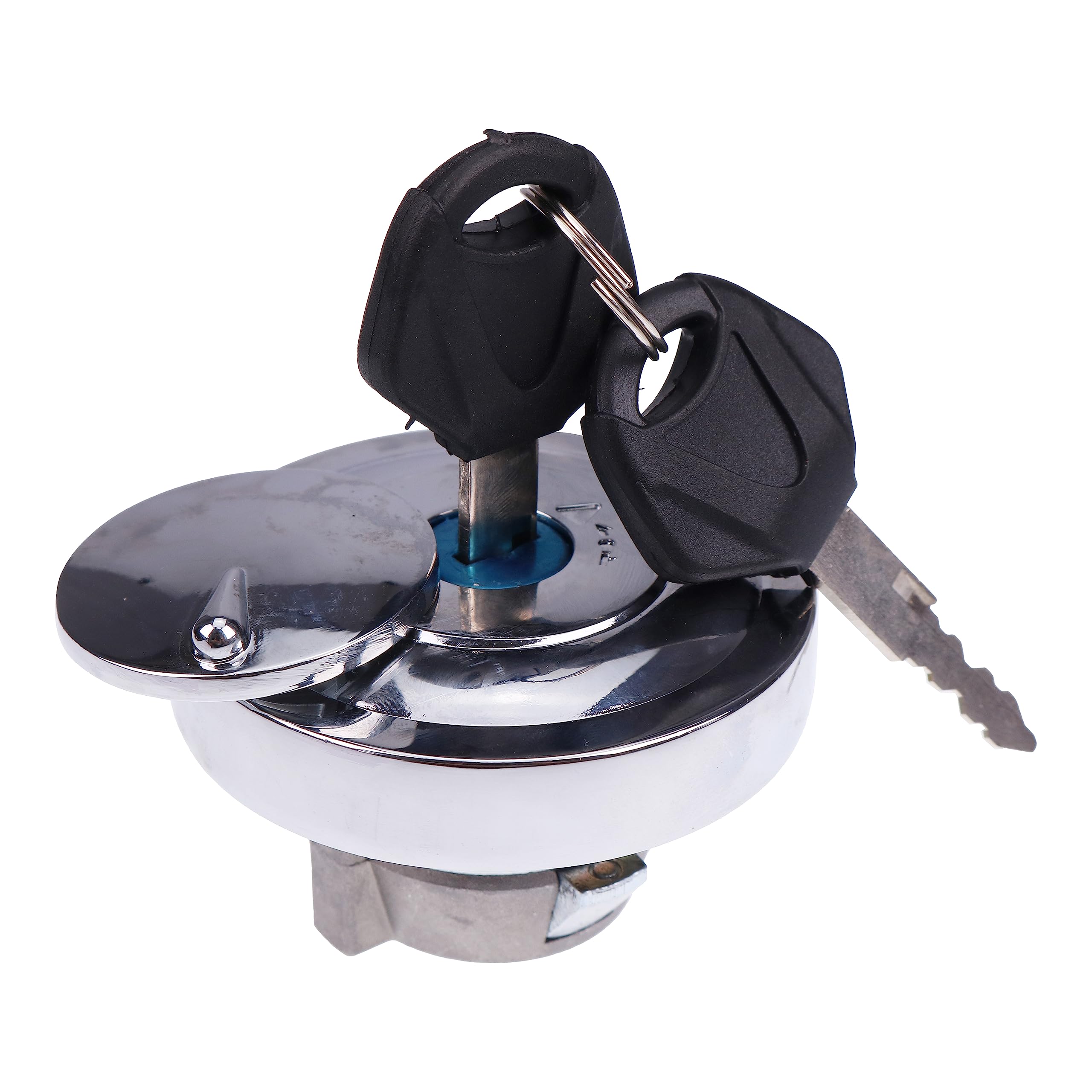 8U5Z9C268B Locking Gas Fuel Tank Plug Cover Cap With 2 Keys For - Foto 2