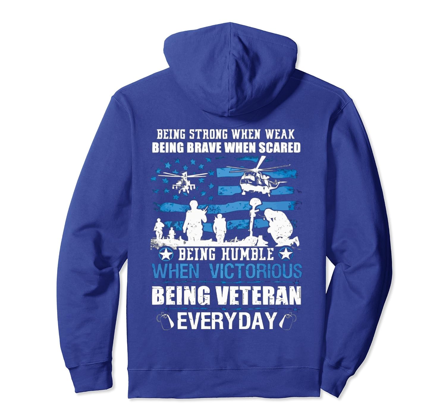 being a Veteran everyday Hoodie-anz