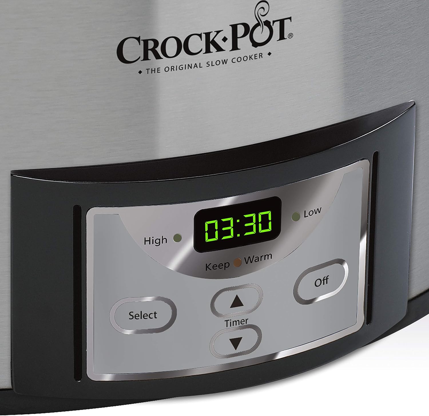 Crock-Pot SCCPVL610-S-A 6-Quart Cook & Carry Programmable Slow Cooker with Digital Timer, Stainless Steel: Kitchen & Dining