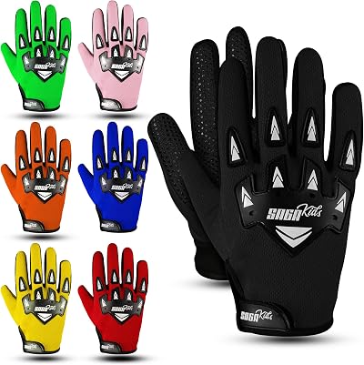 Saga Sports Kids Bike Gloves Motocross MX BMX Protection Racing