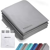 PROIRON Foldable Yoga Mat 0.24"/0.16" for Home Workout &amp; Travel, Non Slip Travel Yoga Mats with Carry Bag, Packable Yoga Mat for Home Gym, Pilates, Fitness,Stretching