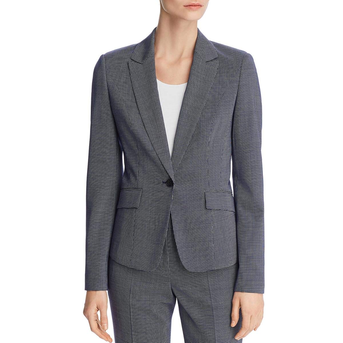 Hugo Boss Boss Womens Janore Wool Suit Separate One Button Blazer Clothing Women