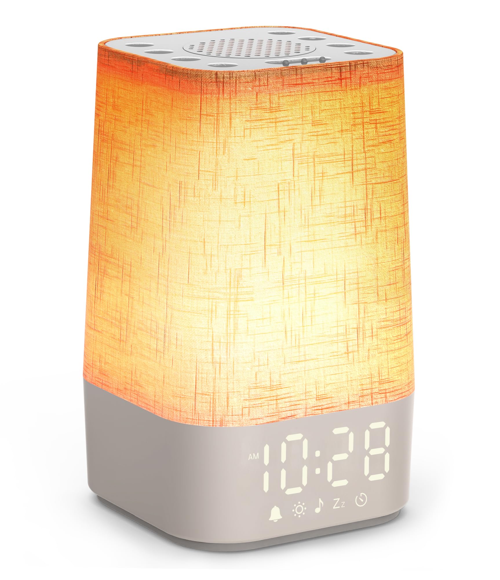 Photo 1 of Sound Machine White Noise Machine with 30 Soothing Sounds, Sleep Timer, Dimmable Bedside Lamp Night Light Clock, Sunrise Alarm Clock Wake Up Light for Bedrooms, Baby, Kids, Adults, Heavy Sleepers