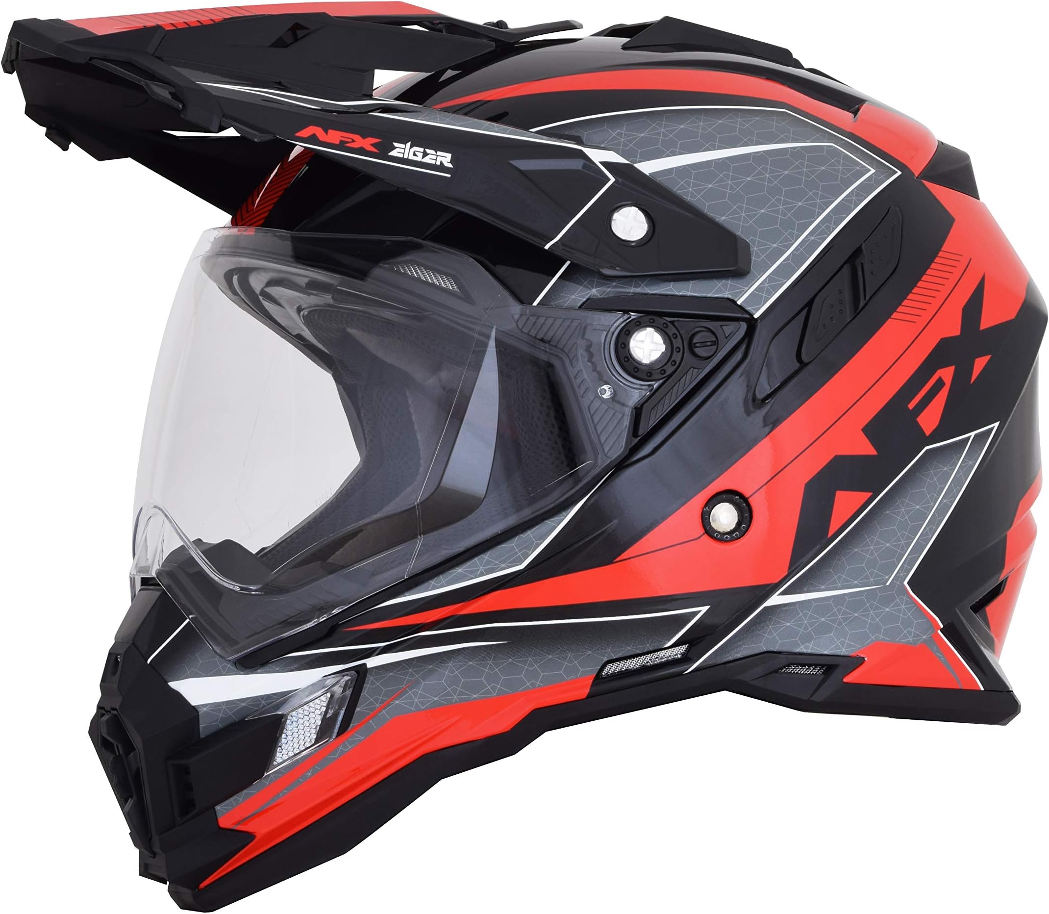 HELMET FX41 BLK/RED MD