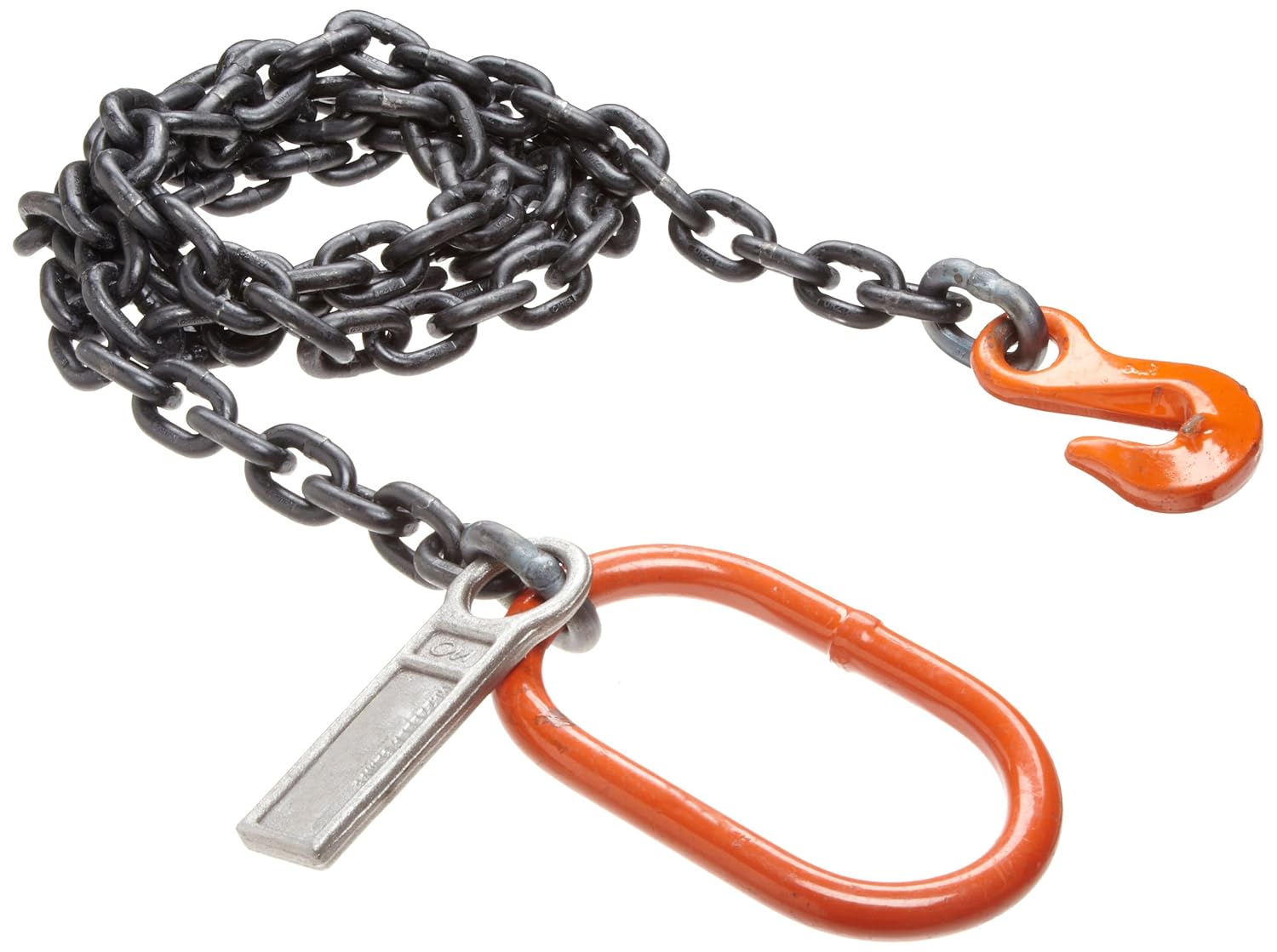 Mazzella SOG Welded Alloy Chain Sling, FixedLeg, Grade 80, Vertical