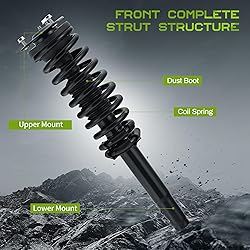 AUTOSAVER88 Front Complete Struts Shocks and Coil