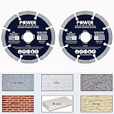 Power Xtreme 115mm Diamond Cutting Discs Pack of 2 for Angle Grinder view 2