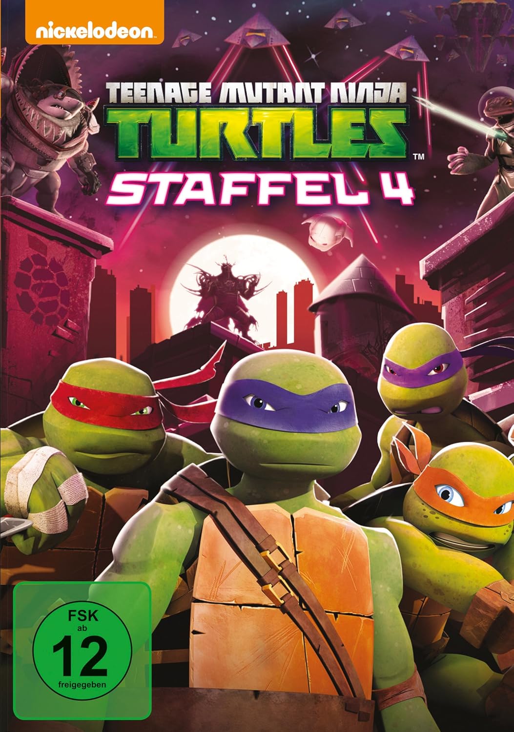 Teenage Mutant Ninja Turtles Season 4 4 Dvds Amazon De Bill Wolf Mike Stuart Dvd Blu Ray