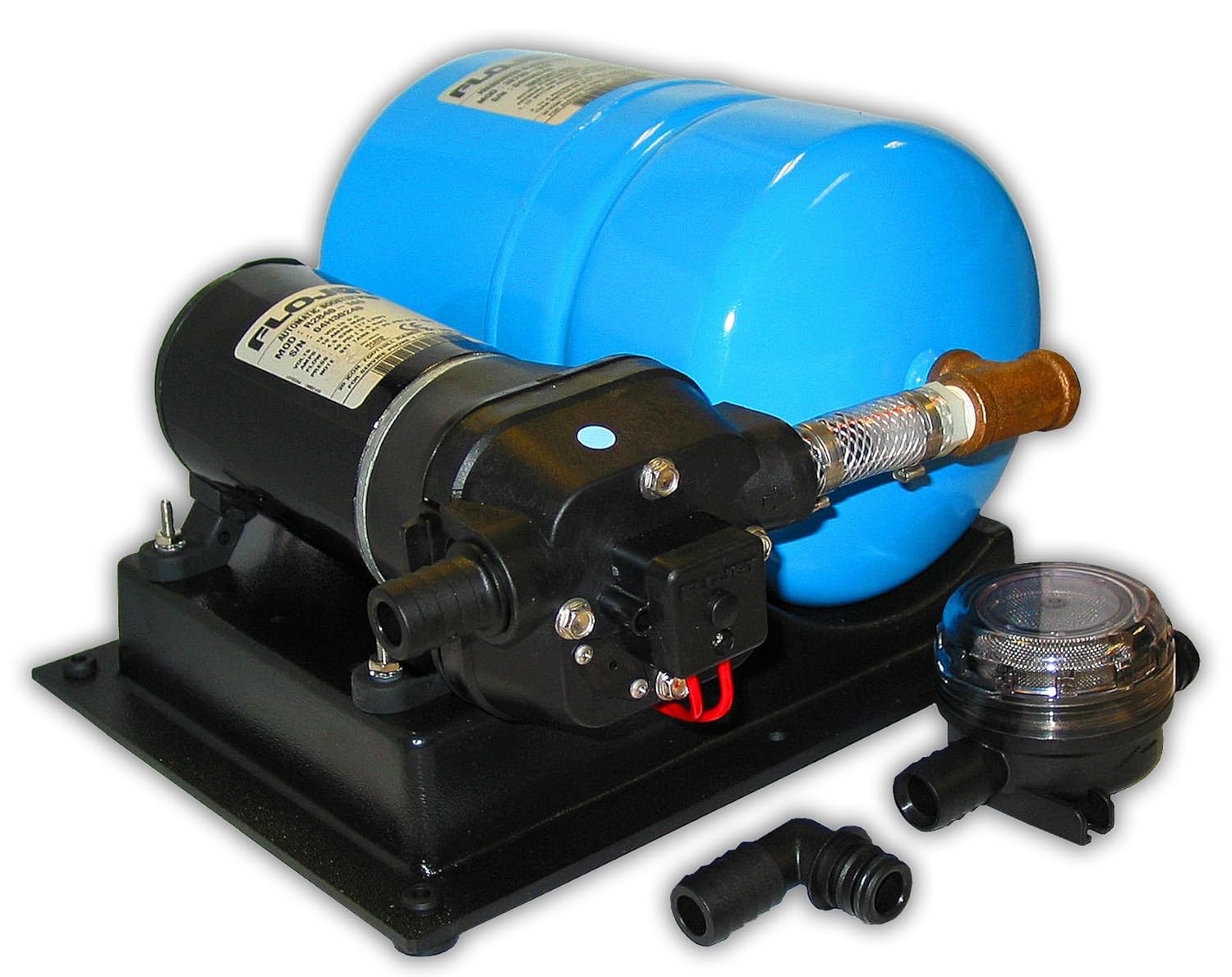 02840100A FloJet Marine 11Amp) 12Volt, 40PSI, GPM, (4.5+ Accumulator