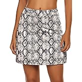 Ekouaer Women's Active Performance Skort Lightweight Skirt for Running Tennis Golf Workout Sports