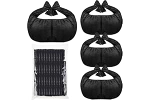 BOYIEE 50 Pieces Disposable Bras for Spa Black Disposable Towel Bra Women's Sunless Spray Tanning Disposable Bras Top Underwear Brassieres Nonwoven