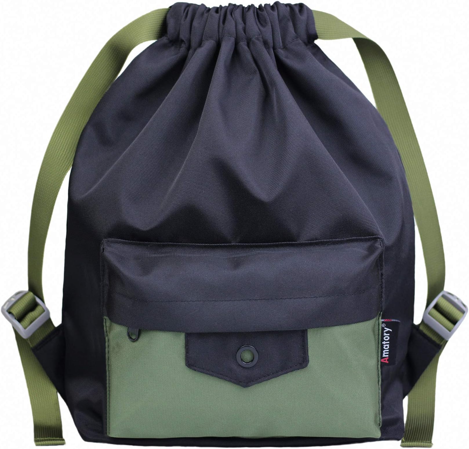 Drawstring Backpack String Bag Gym Sack Sackpack Draw Swim Sports Athletic Kids