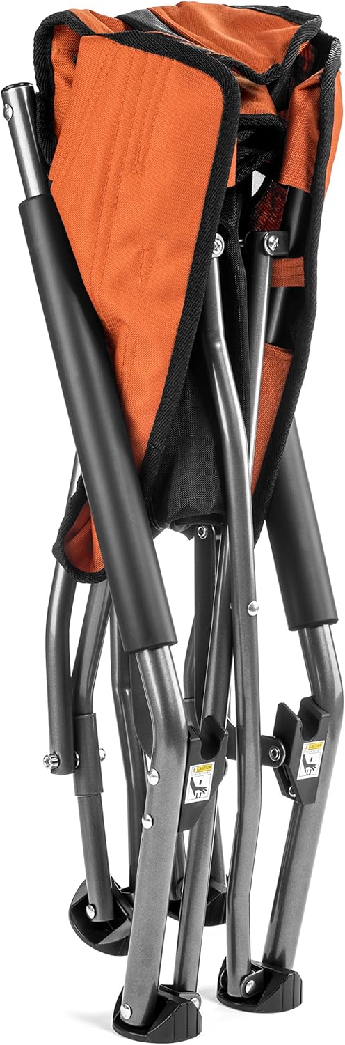 Cascade Mountain Tech Camping Chair - Low Profile Folding Chair for Camping, Beach, Picnic, Barbeques, Sporting Event with Carry Bag : Sports & Outdoors