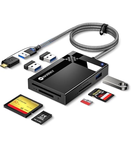 Amazon.com: 7-in-1 Multi Memory Card Reader, USB 3.0 SD Card