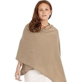 Velanio Cashmere 100% Cashmere Knitted Wrap Pashmina Shawl Extra Large Scarf Stole for Women Travel