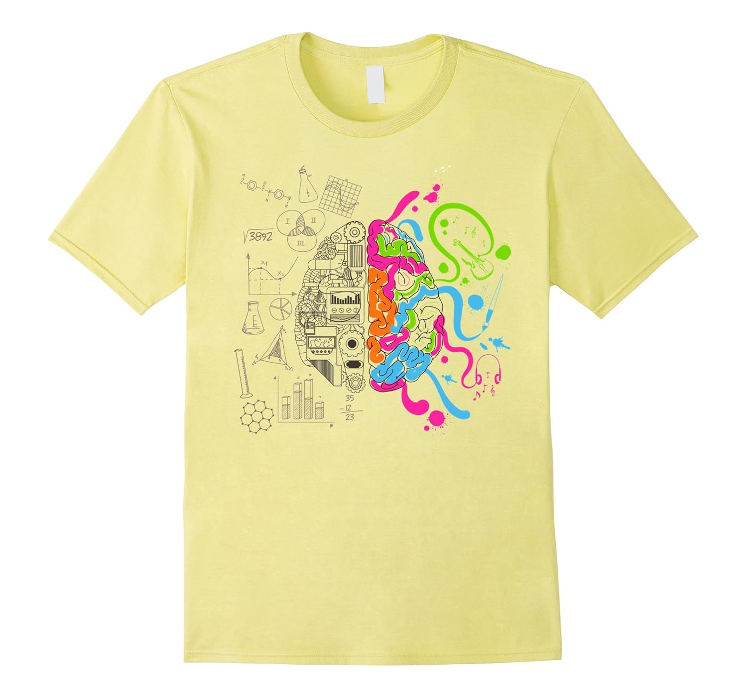 BRAIN POWER TShirt Knowledge Intelligence Smart ShirtArt Artvinatee