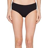 Michael Kors Women's Solid Shirred Bikini Bottom