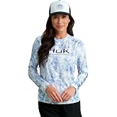 HUK Women's Pursuit Pattern Long Sleeve Shirt, Fishing Shirt for Women