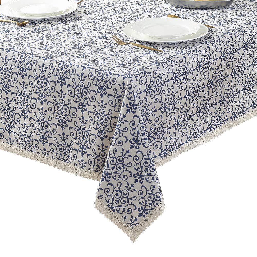 Best Table Runner With Matching Tablecloth Navy