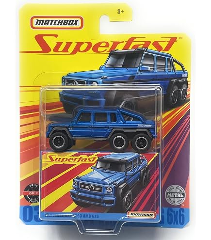 Amazon.com: Matchbox Mercedes Benz G63 AMG 6x6 Red 79/100 MBX Off