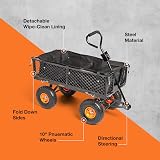 VonHaus Garden Cart Utility Wagon 350kg Capacity Heavy Duty Trolley view 6