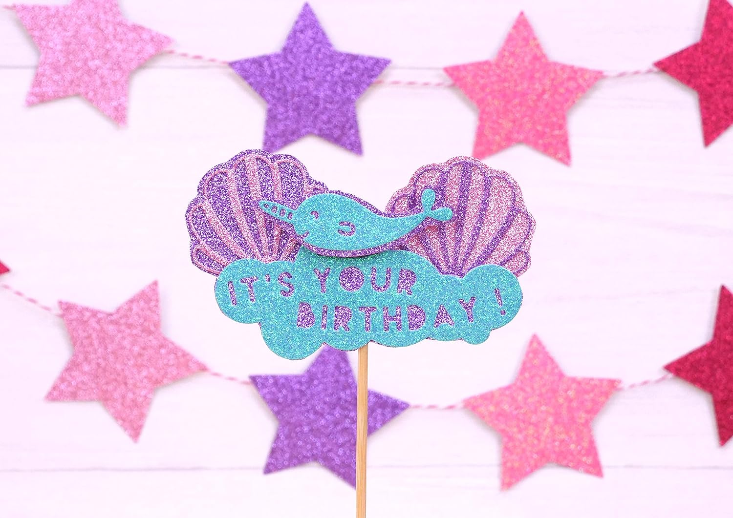 Dovecraft Glitter A4 Pad-Pastels, 24 Sheets, Non-shed, 300GSM, 4 Colours, Pink, Purple - Image 5