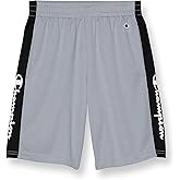 Champion Boy's Cotton Shorts, Boys' Gym Shorts, Cotton, Large C Logo, Graphics, 8"