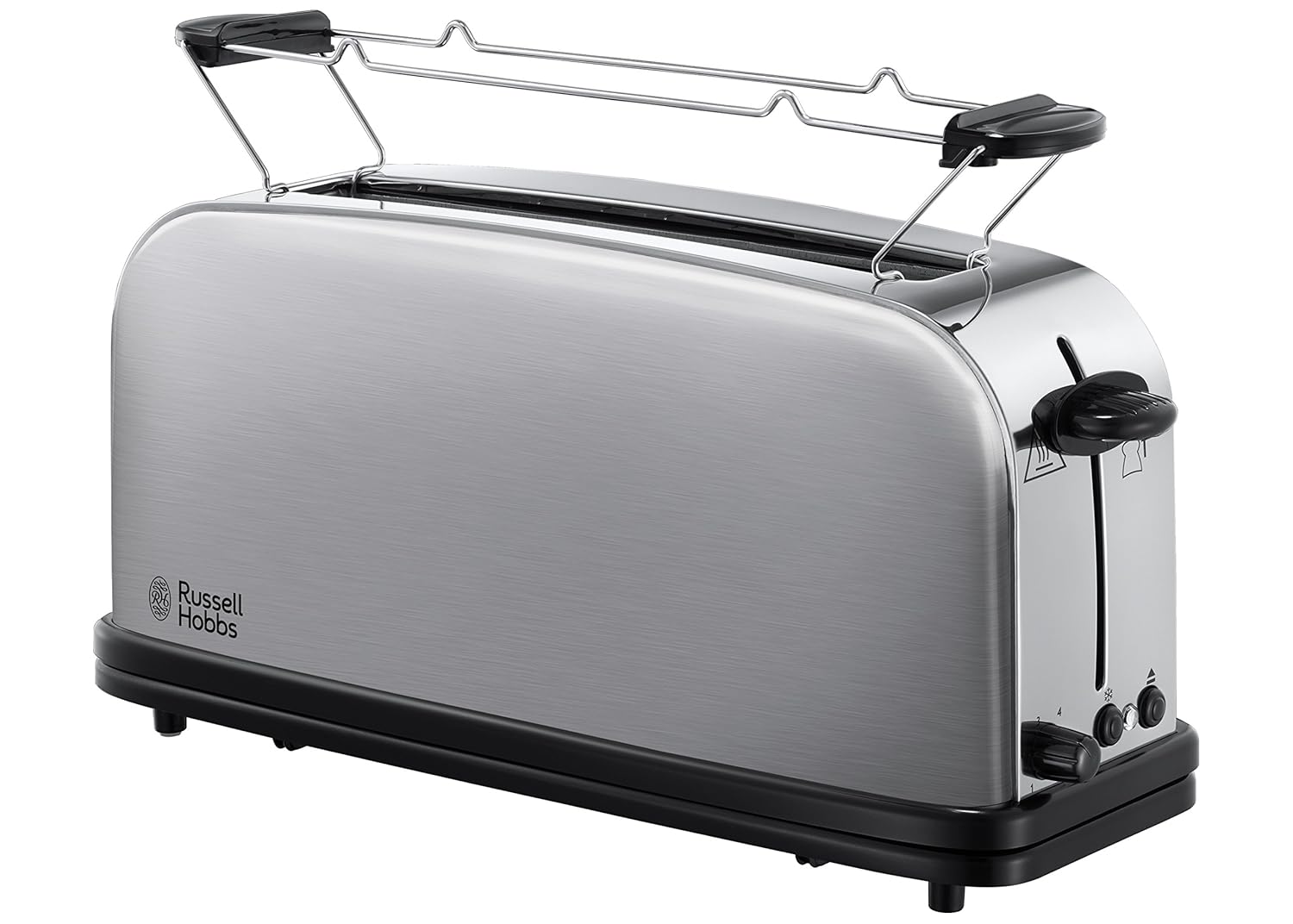 Russell Hobbs  Tostadora oxford para rebanadas de acero inoxidable color plata