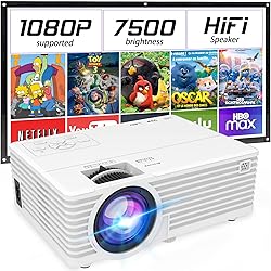 Mini Video Projector, 1080P Supported, Portable