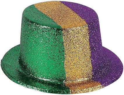 glitter top hat