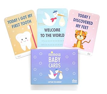 baby milestone cards amazon