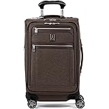 Travelpro Platinum Elite Softside Expandable Spinner Wheel Luggage, Rich Espresso, Carry-On 21-Inch