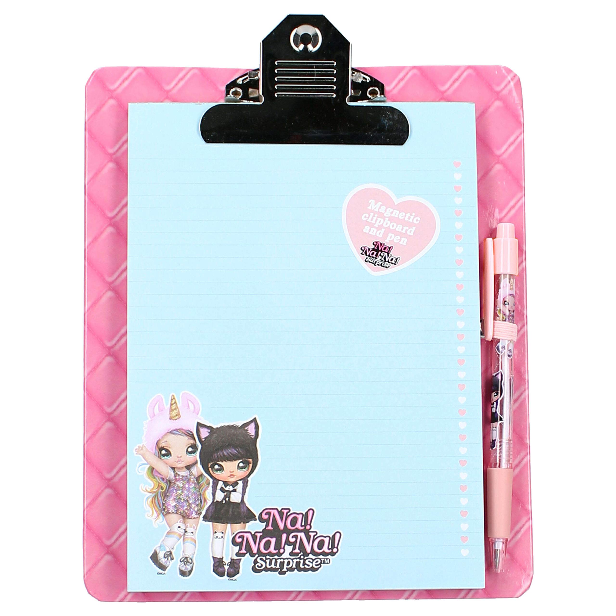 Na!Na!Na! Surprise Writing Set - Chic Stationery - Magnetic Clipboard