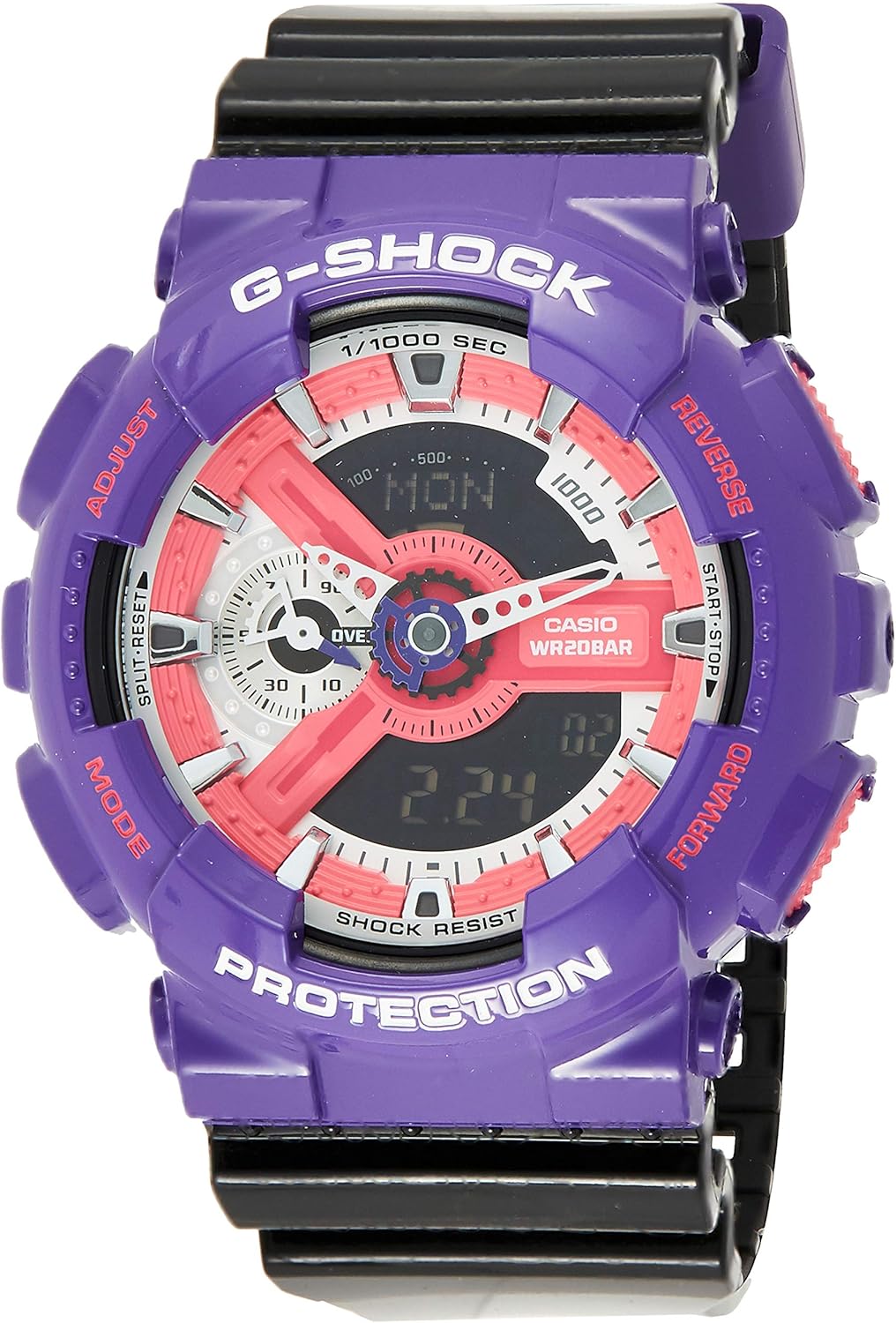 purple g shock watch