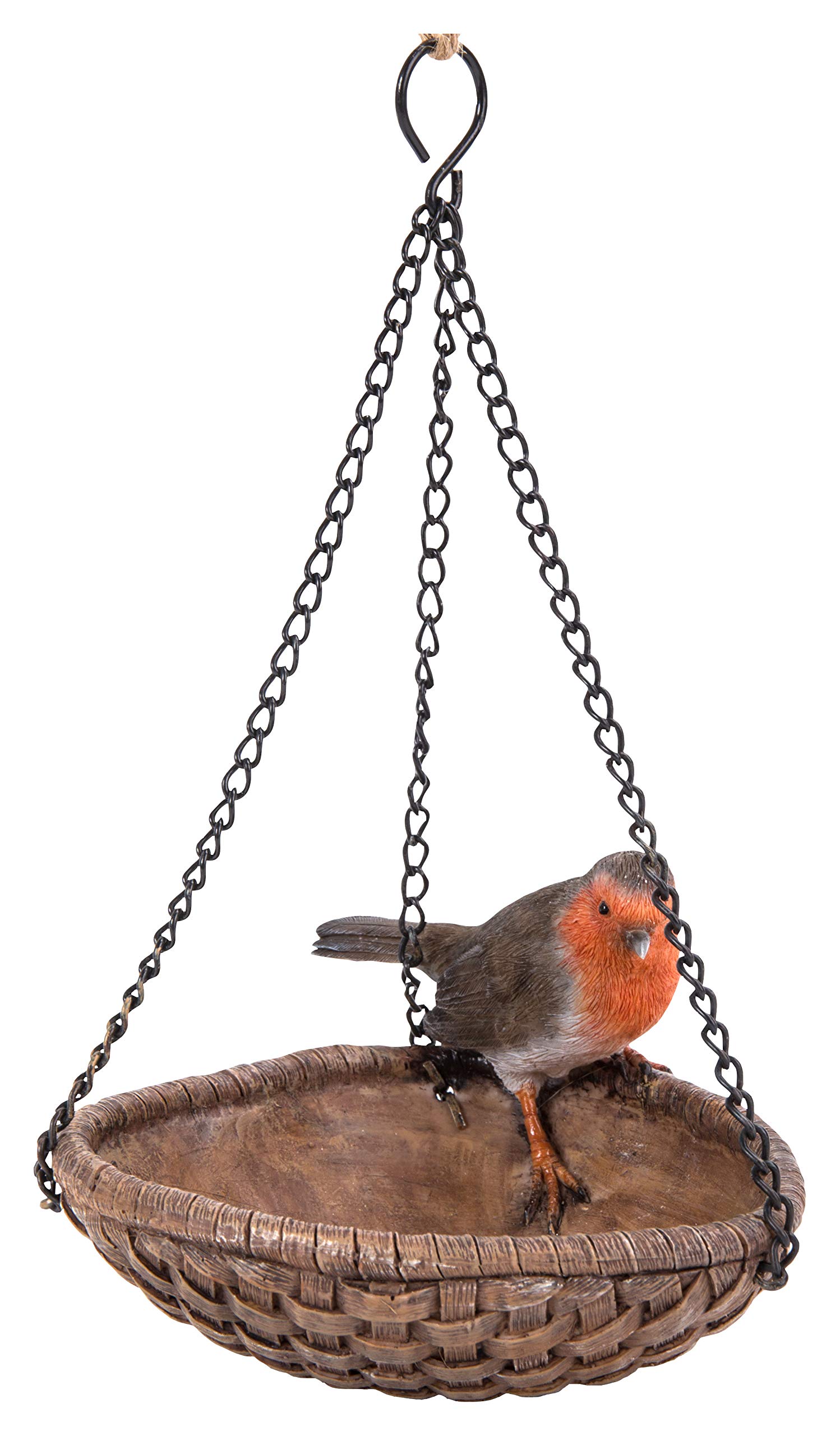 Vivid Arts Hanging Robin Heart Feeder