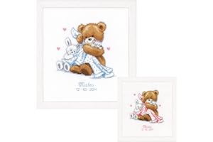 Vervaco Counted Cross Stitch Kit Bear with a Blanket PN-0011901
