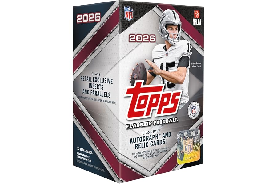 2026 Topps NFL Flagship Football - Factory Sealed - Value Box