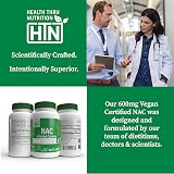 Health Thru Nutrition NAC N-Acetyl-Cysteine 600mg 60 VegeCaps view 5