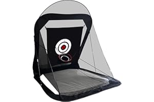 CoxiVision Golf Net – Easyset Golf Practice Net with Automatic Ball Return System, Collapsible Golf Hitting Nets with Target Sheet for Backyard, Outdoor & Indoor Golf Training