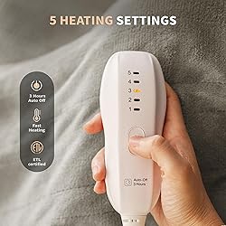 JET'S HOME Heated Blanket 50"x60" - ETL&FCC