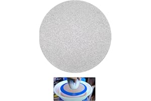 SCOTTCHEN Diamond Grinding Disc, 8” (200mm),No Center Hole,Flat Lap Disk Polishing Discs -60 Grit,Sanding Grinding Disc for Gemstone, Tile, Porcelain, Glass & Metal Polishing