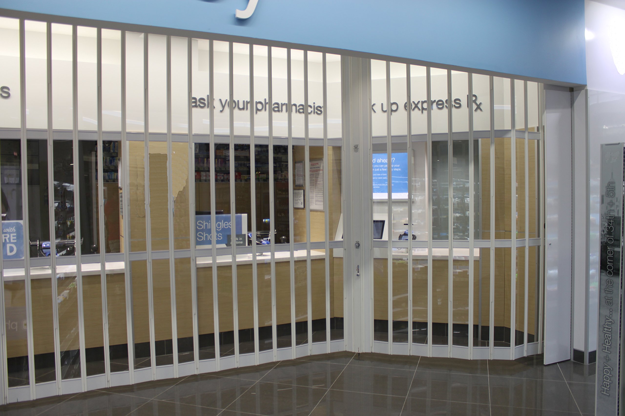 Security Gate, Alumi-Glass 870-S8X8