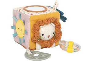 Small Foot Little Lion Baby Fabric Cube Rattle Rattle Teether Motri 12777