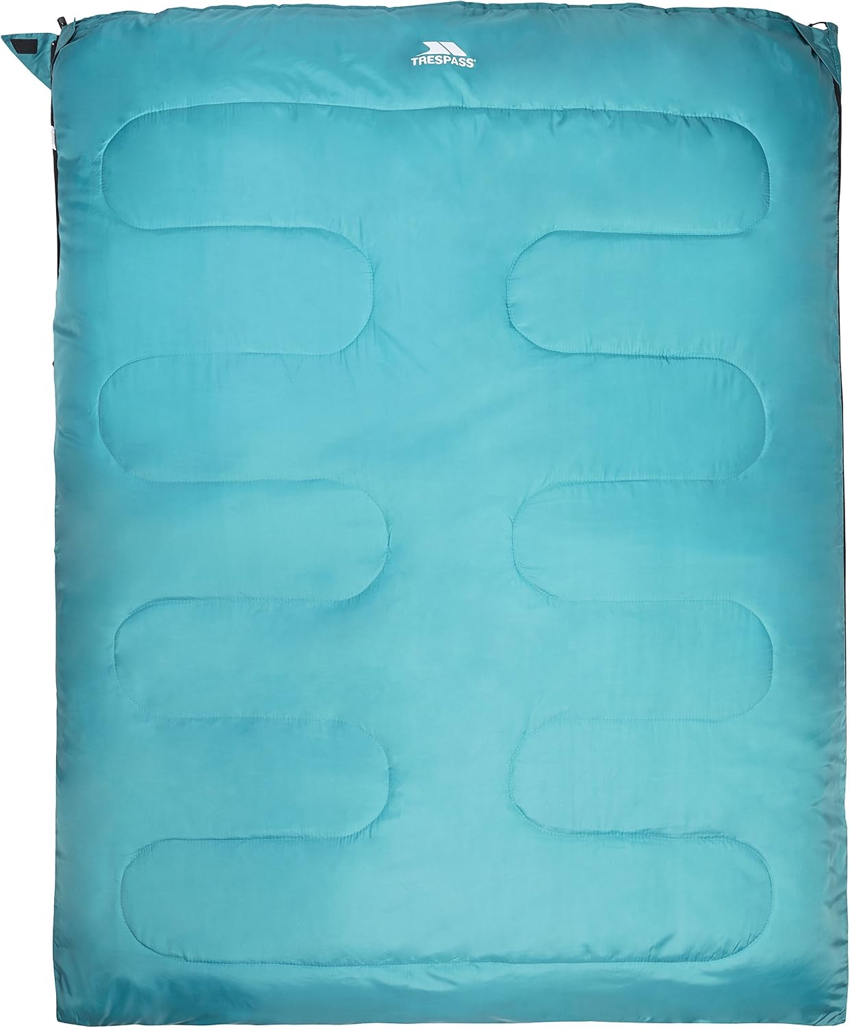 Trespass Catnap 3 Season Double Sleeping Bag Camping Travel 180cm x 140cm, Jade, EACH - Image 3