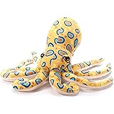 The Petting Zoo Blue Ring Octopus Stuffed Animal Plushie, Gifts for Kids, Wild Onez Sealife Animals, Octopus Plush Toy 14 inches