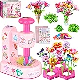 JMMICO DIY Art Flower Toys, 278PCS Arts and Crafts Kit for Kids 4-6-8-12, Classroom Gifts for Girls Boys 4 5 6 7 8 9 10 Years Old, Valentines Day Gifts for Kids Ages 4 5 6 7 8 9 10 School