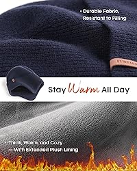 FURTALK Winter Beanie Hats with Earflap for Men