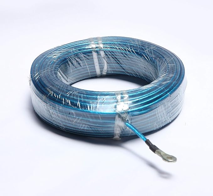 TVASTEE PVC Coated Stainless Steel Clothesline Multipurpose Rope Wire