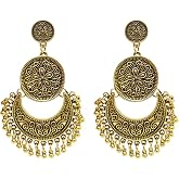 Honbay Bohemian Fashion Earrings National Style Retro Earrings Gypsy Dangle Earrings